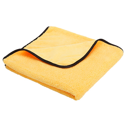 25"x36" Micorifiber Elite Towel 380 GSM Gold/Black Trim (60 Pcs/Ctn)