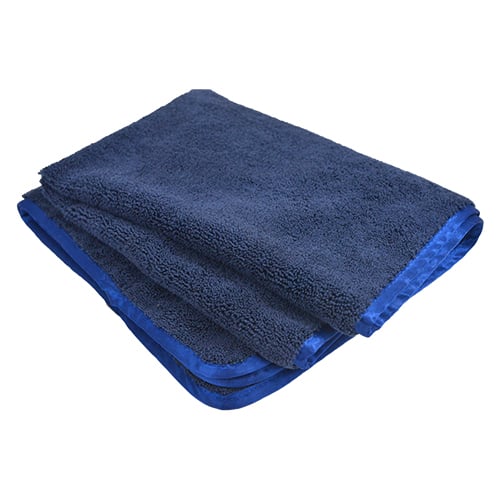 24"x36" Microfiber Elite Towel Navy Blue/Blue Trim (60Pcs/Ctn)